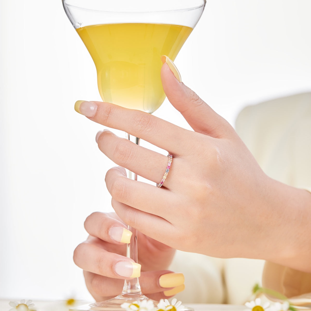 [Windsor Jewelry]Elegant Vivid Round Cut Daily Ring