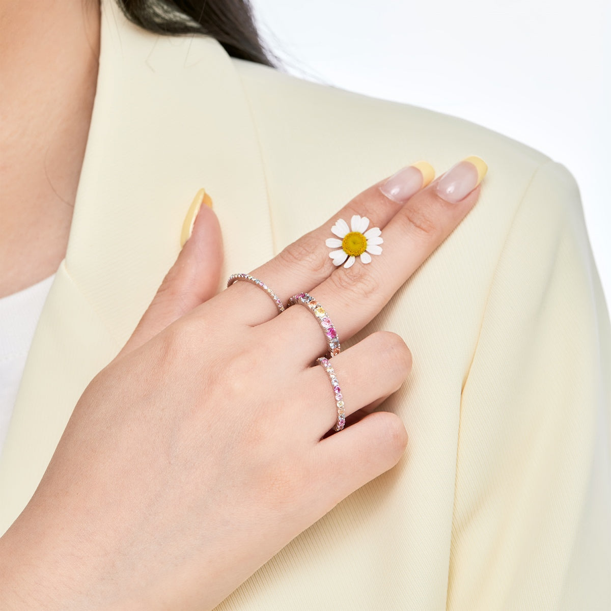 [Windsor Jewelry]Elegant Vivid Round Cut Daily Ring