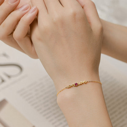 [Windsor Jewelry]Romantic Heart Shape Lover Bracelet