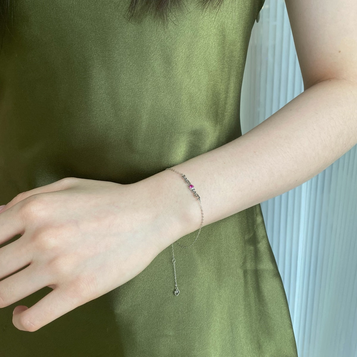 [Windsor Jewelry]Romantic Heart Shape Lover Bracelet