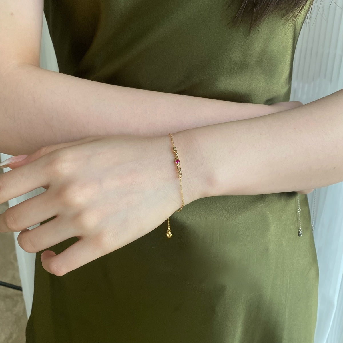 [Windsor Jewelry]Romantic Heart Shape Lover Bracelet