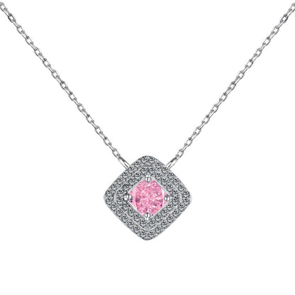 [Windsor Jewelry]Sparkling Asscher Cut Necklace