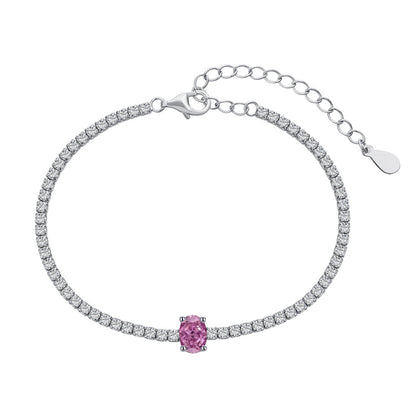 [Windsor Jewelry]0.75 Carat Exquisite Oval Cut Daily Bracelet
