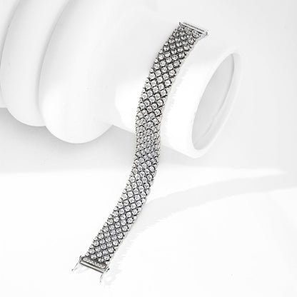 [Windsor Jewelry]Ornate Elegant Round Cut Party Bracelet