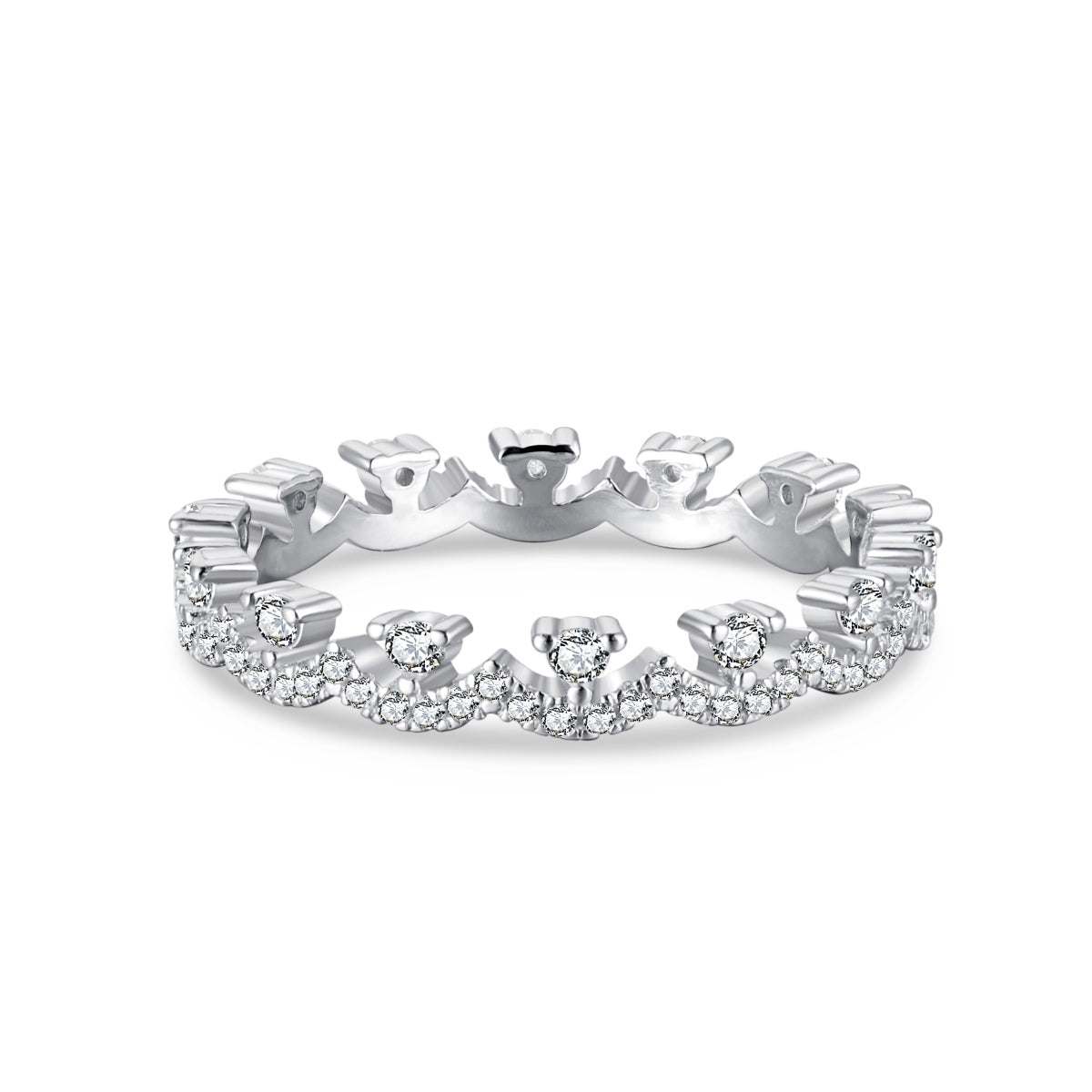 [Windsor Jewelry]Elegant Resplendent Round Shape Party Ring