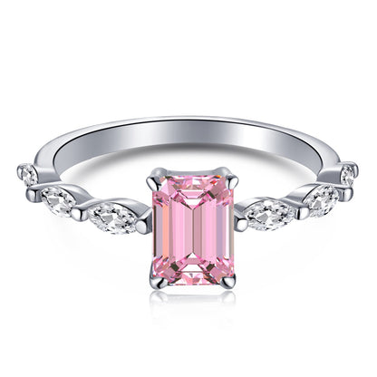 [Windsor Jewelry]1.0 Carat Dainty Resplendent Radiant Cut Daily Ring