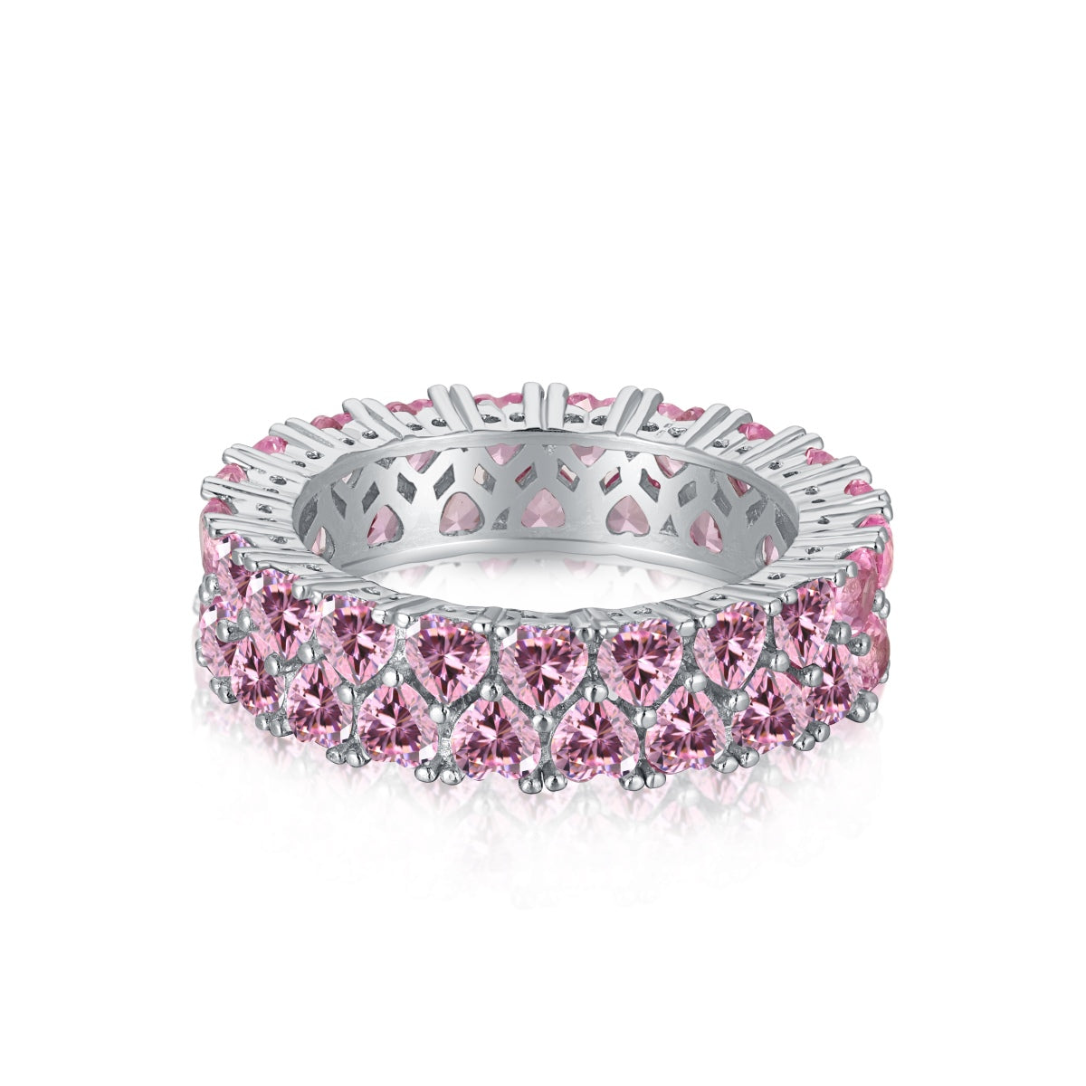 [Windsor Jewelry]Sparkling Full Heart Ring