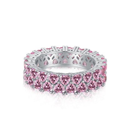 [Windsor Jewelry]Sparkling Full Heart Ring