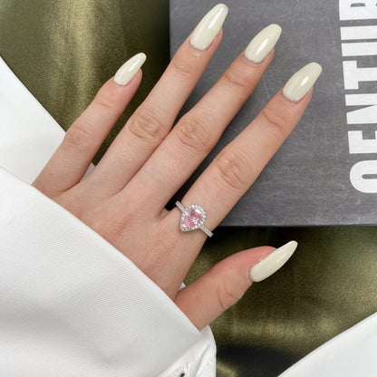 [Windsor Jewelry]1.0 Carat Luxurious Resplendent Water Drop Shape Wedding Ring