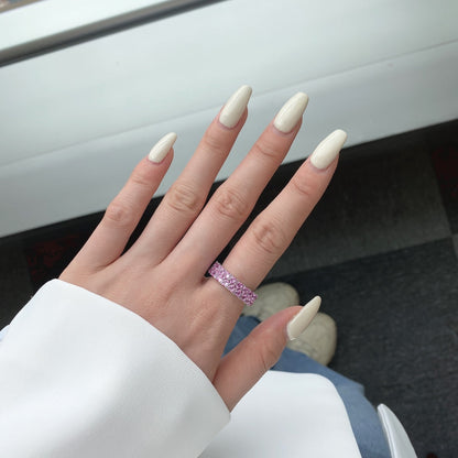 [Windsor Jewelry]Sparkling Full Heart Ring