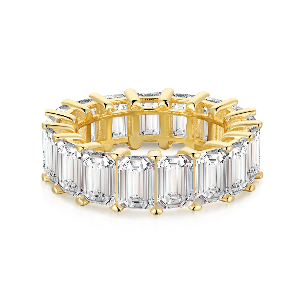 [Windsor Jewelry]0.75 Carat Elegant Emerald Cut Tennis Ring