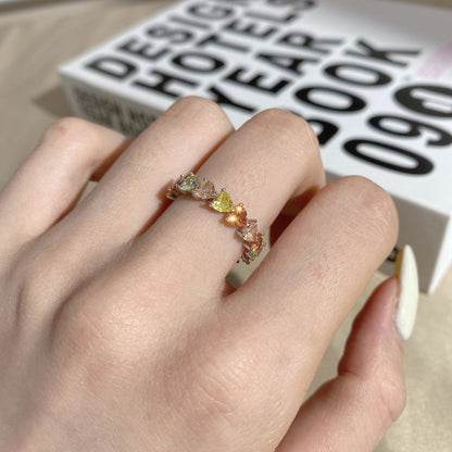 [Windsor Jewelry]0.25 Carat Radiant Romance Heart Cut Lover Ring