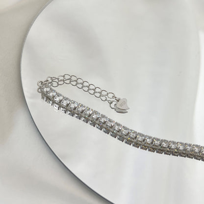 [Windsor Jewelry]Sparkling Round Cut Daily Bracelet
