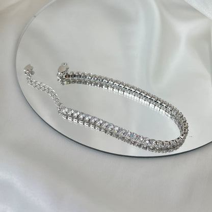 [Windsor Jewelry]Sparkling Round Cut Daily Bracelet
