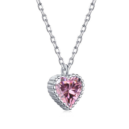 [Windsor Jewelry]Ornate Heart Shape Necklace
