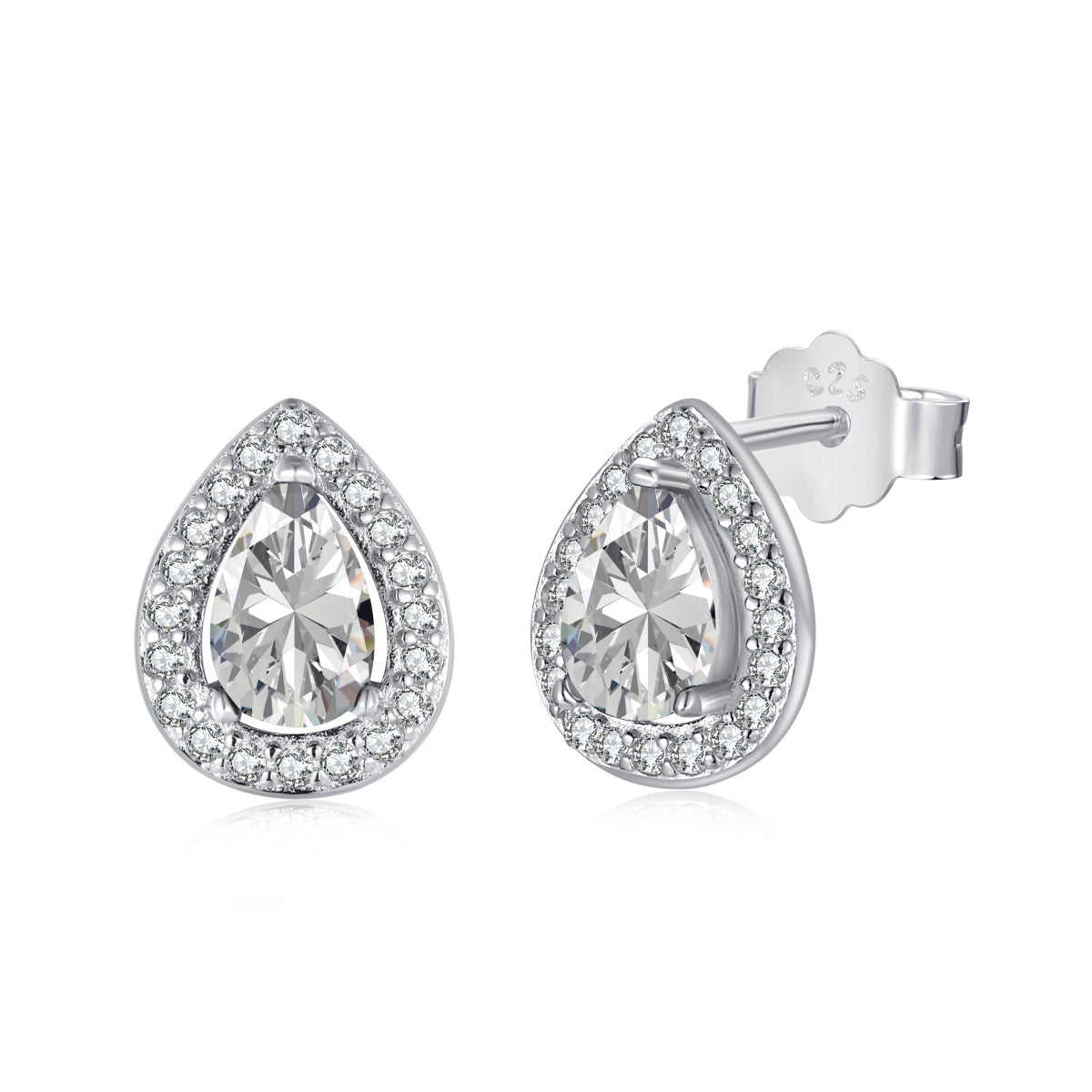 [Windsor Jewelry]Luxurious Water Drop Shape Earrings