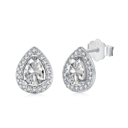 [Windsor Jewelry]Luxurious Water Drop Shape Earrings