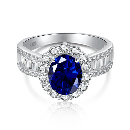 [Windsor Jewelry]1.5 Carat Dazzling Charming Oval Cut Banquet Ring
