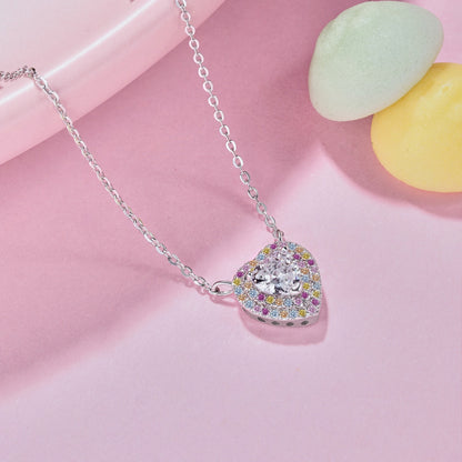 [Windsor Jewelry]Exquisite Heart Shape Necklace