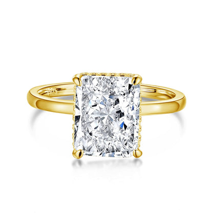 [Windsor Jewelry]4.0 Carat Ornate Enchanting Radiand Cut Banquet Ring