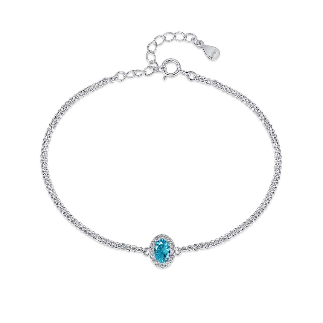 [Windsor Jewelry]Exquisite Oval Shape Bracelet