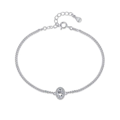 [Windsor Jewelry]Exquisite Oval Shape Bracelet