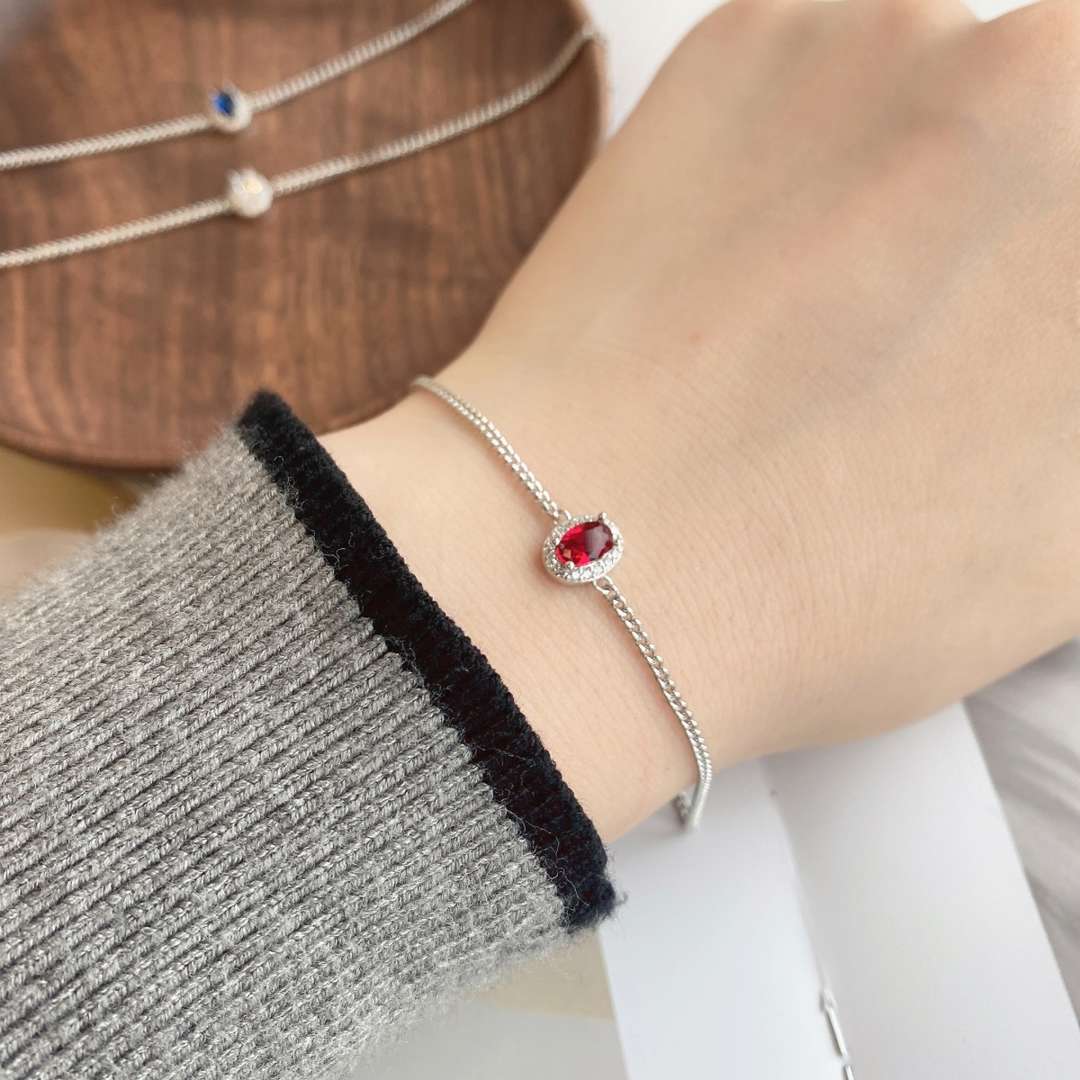 [Windsor Jewelry]Exquisite Oval Shape Bracelet