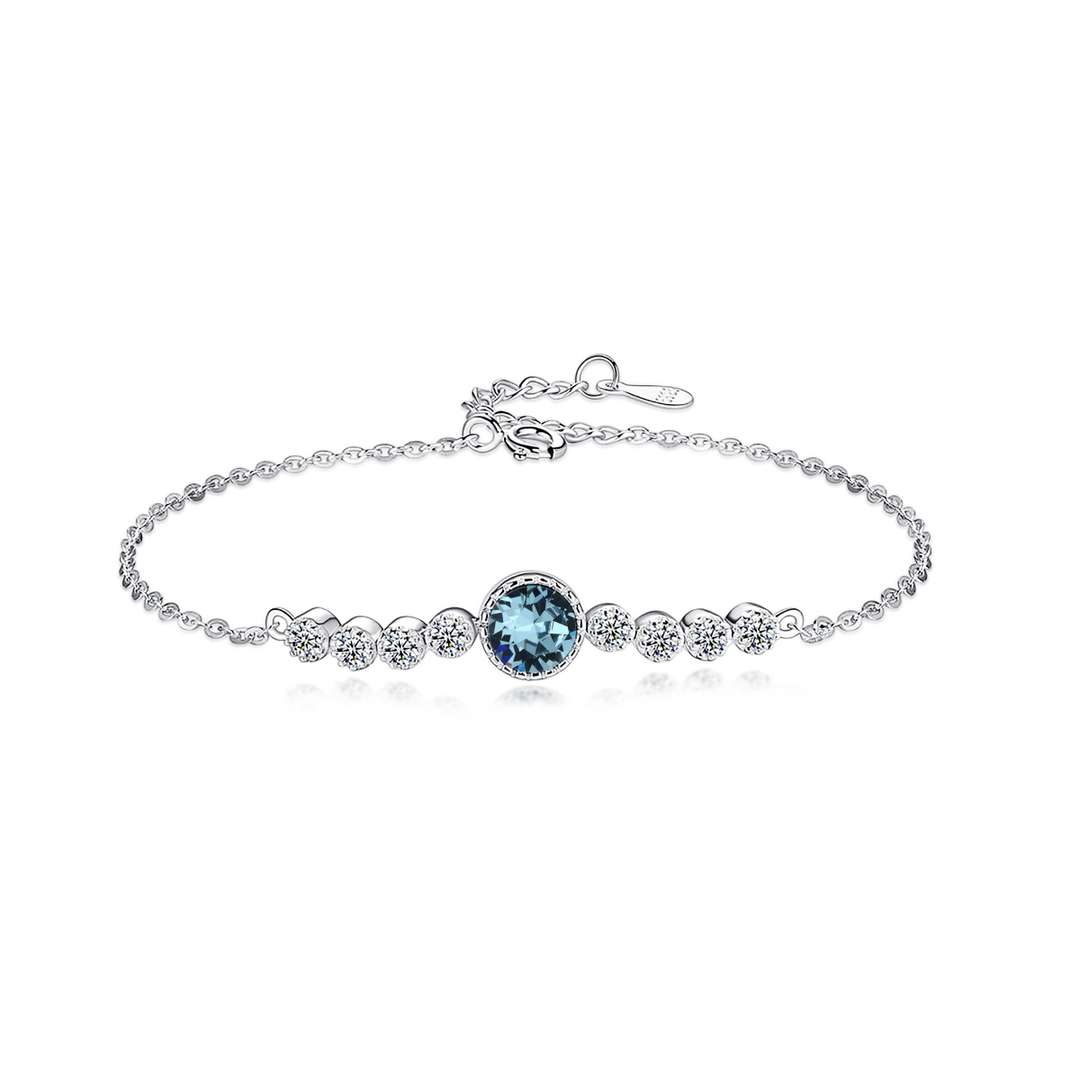 [Windsor Jewelry]Luxurious Heart Of The Ocean Bracelet