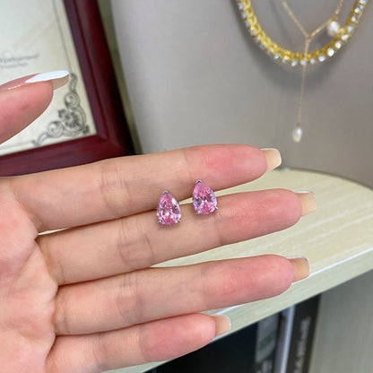 [Windsor Jewelry]Ornate Water Drop Shape Earrings