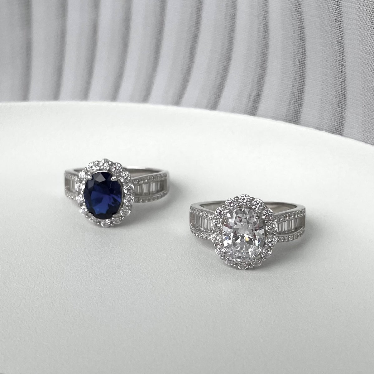 [Windsor Jewelry]1.5 Carat Dazzling Charming Oval Cut Banquet Ring