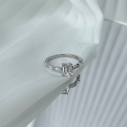 [Windsor Jewelry]1.0 Carat Dainty Resplendent Radiant Cut Daily Ring