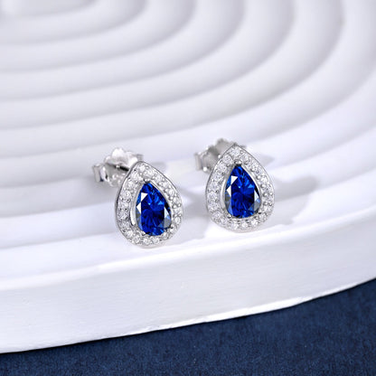 [Windsor Jewelry]Luxurious Water Drop Shape Earrings