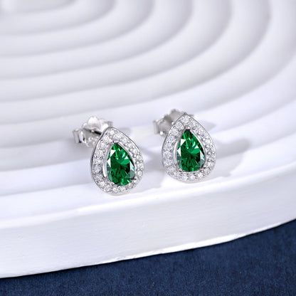 [Windsor Jewelry]Luxurious Water Drop Shape Earrings