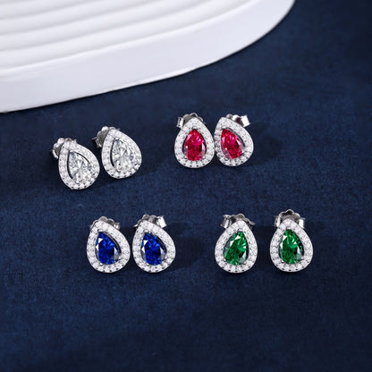 [Windsor Jewelry]Luxurious Water Drop Shape Earrings