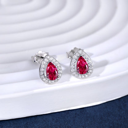 [Windsor Jewelry]Luxurious Water Drop Shape Earrings