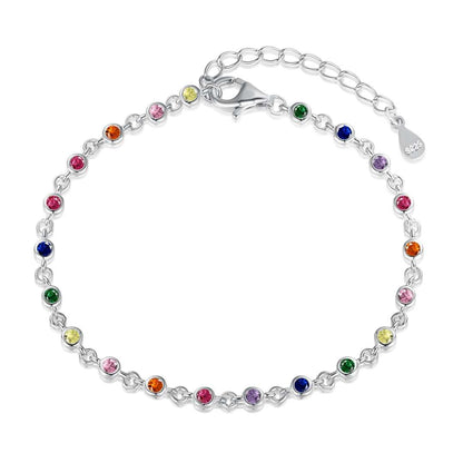 [Windsor Jewelry]Colorful Bead Array Bracelet