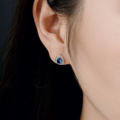 [Windsor Jewelry]Luxurious Water Drop Shape Earrings