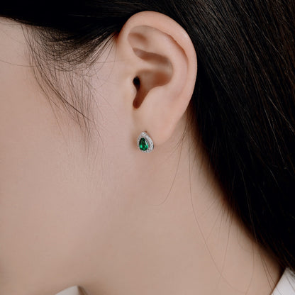 [Windsor Jewelry]Luxurious Water Drop Shape Earrings