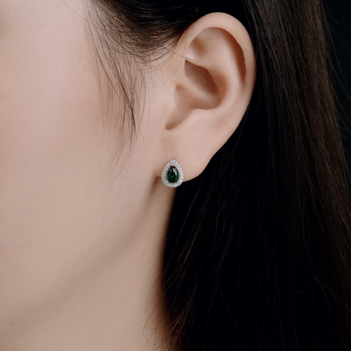 [Windsor Jewelry]Luxurious Water Drop Shape Earrings