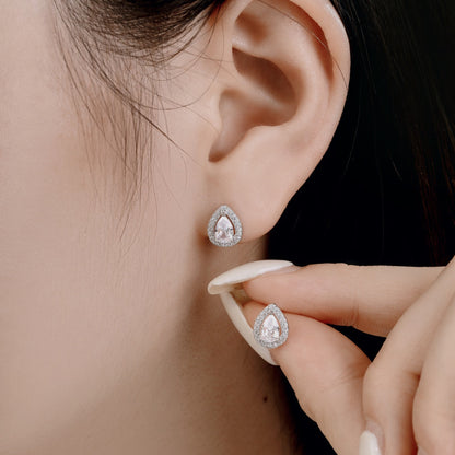 [Windsor Jewelry]Luxurious Water Drop Shape Earrings