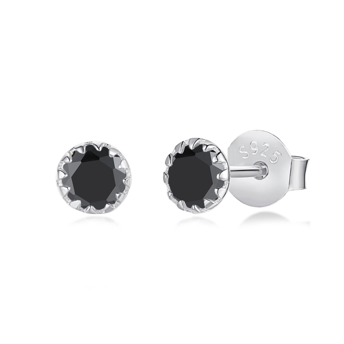 [Windsor Jewelry]Sparkling Colorful Round Shape Earrings