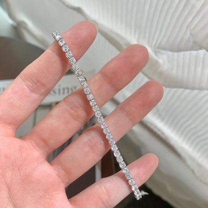 [Windsor Jewelry]Sparkling Round Cut Daily Bracelet