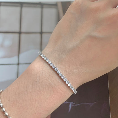 [Windsor Jewelry]Sparkling Round Cut Daily Bracelet