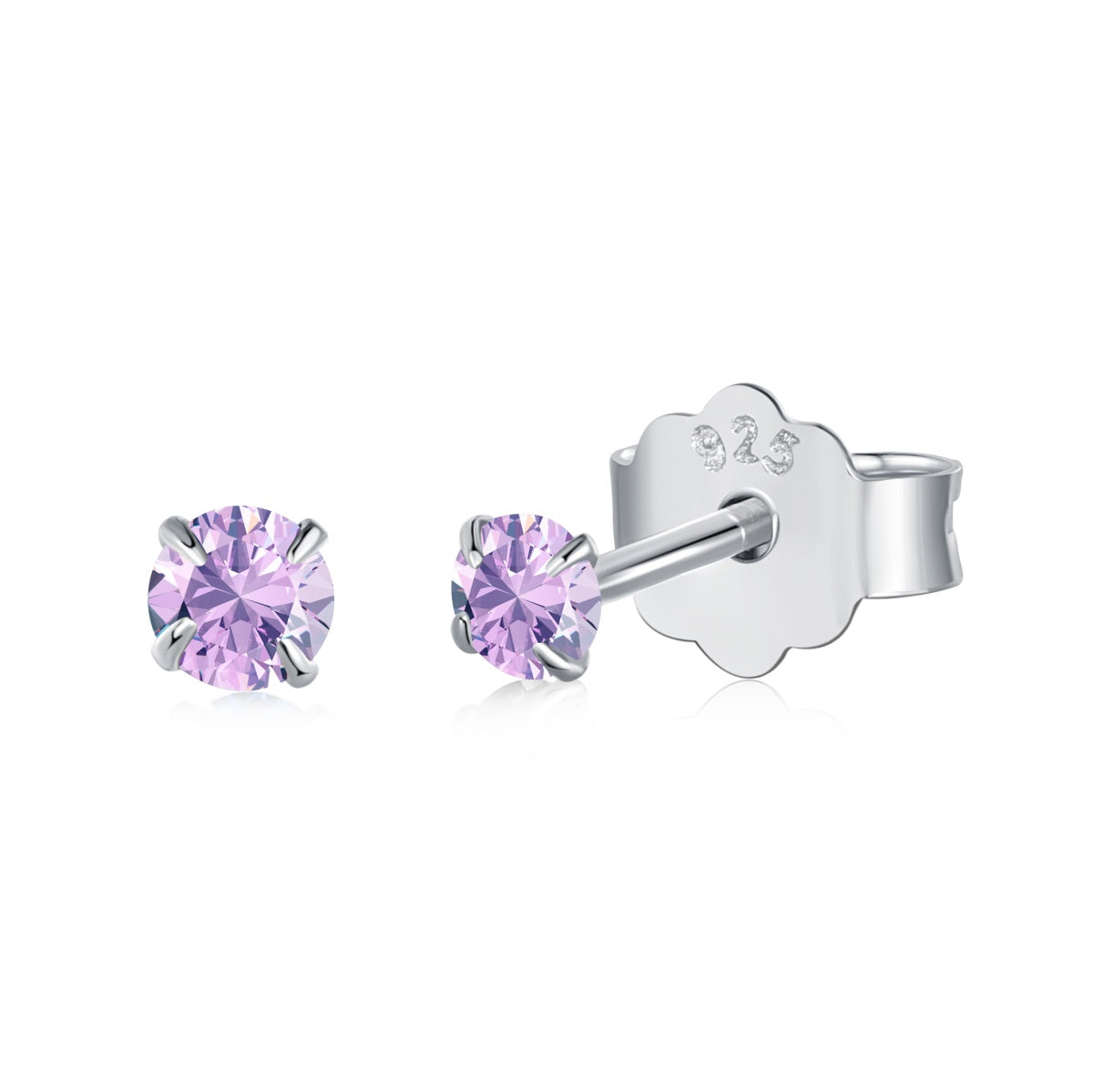 [Windsor Jewelry]Delicate Solitaire Earrings