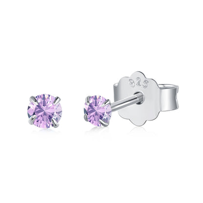 [Windsor Jewelry]Delicate Solitaire Earrings