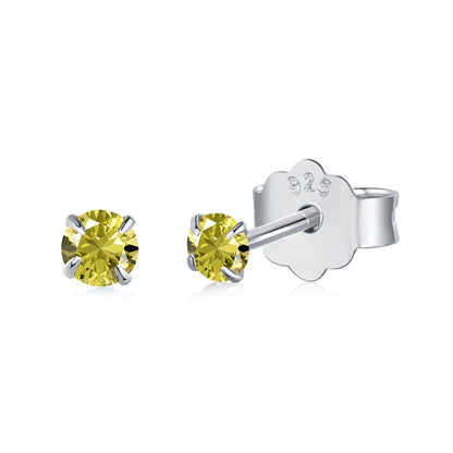 [Windsor Jewelry]Delicate Solitaire Earrings
