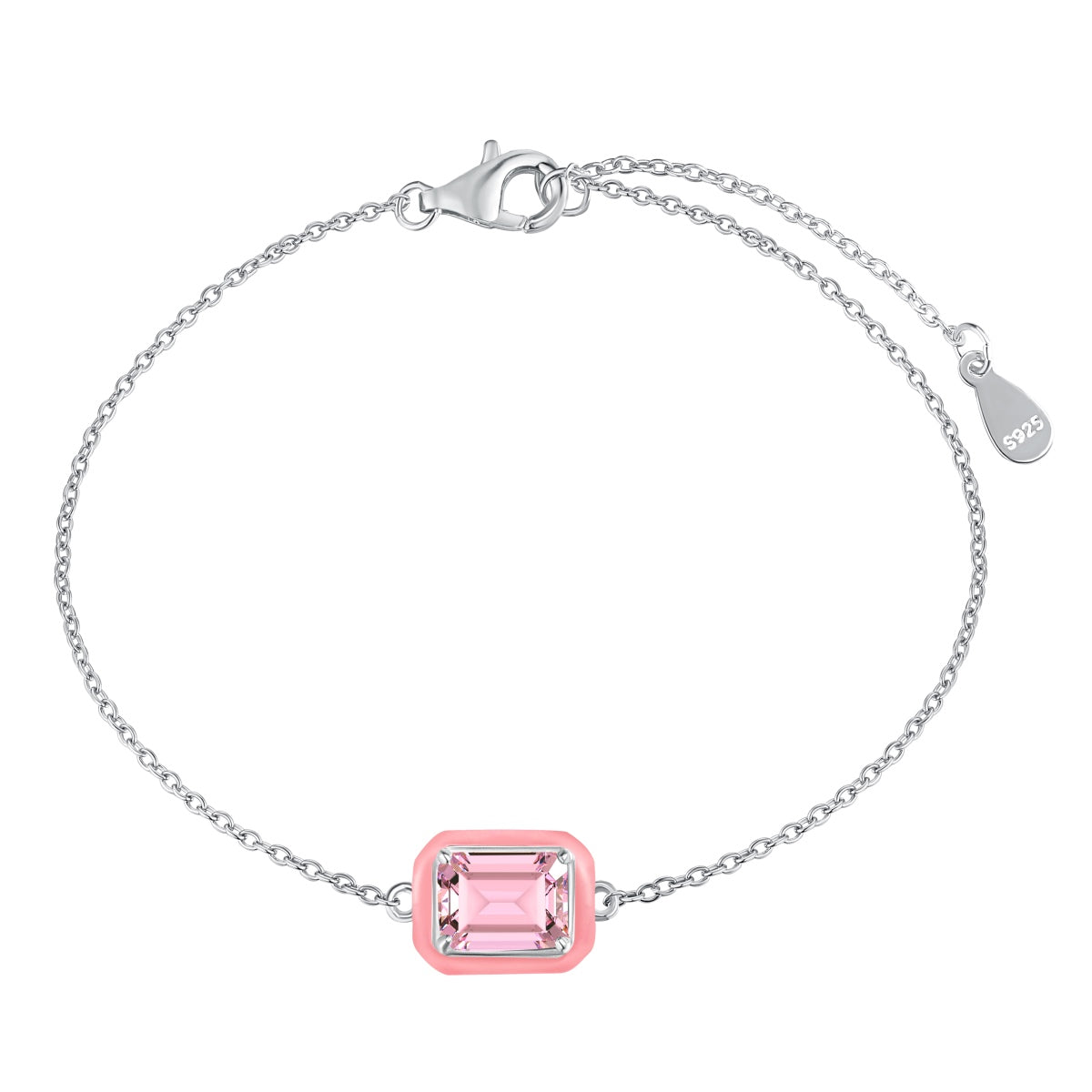[Windsor Jewelry]2.0 Carat Sparkling Colorful Emerald Cut Daily Bracelet