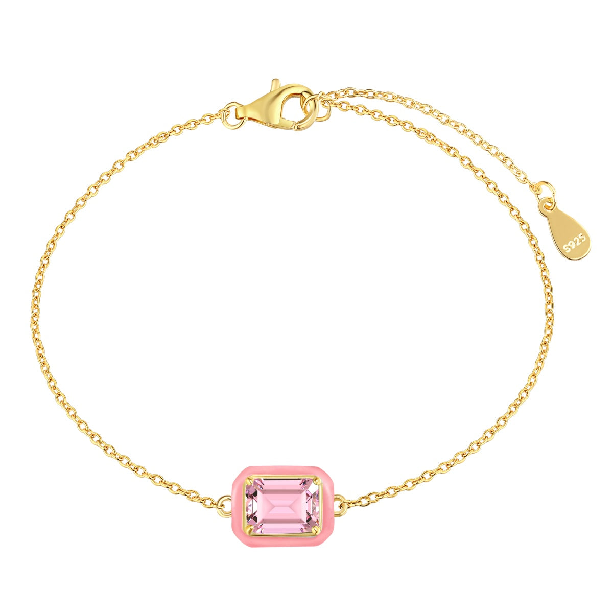 [Windsor Jewelry]2.0 Carat Sparkling Colorful Emerald Cut Daily Bracelet
