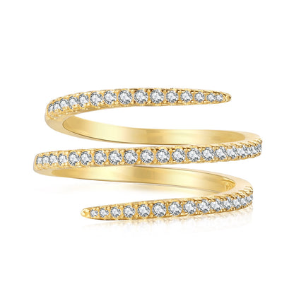 [Windsor Jewelry]Unique Vibrant Entangle Daily Ring