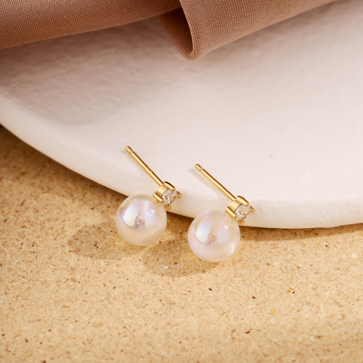 [Windsor Jewelry]Symphony Mermaid Pearl Earrings